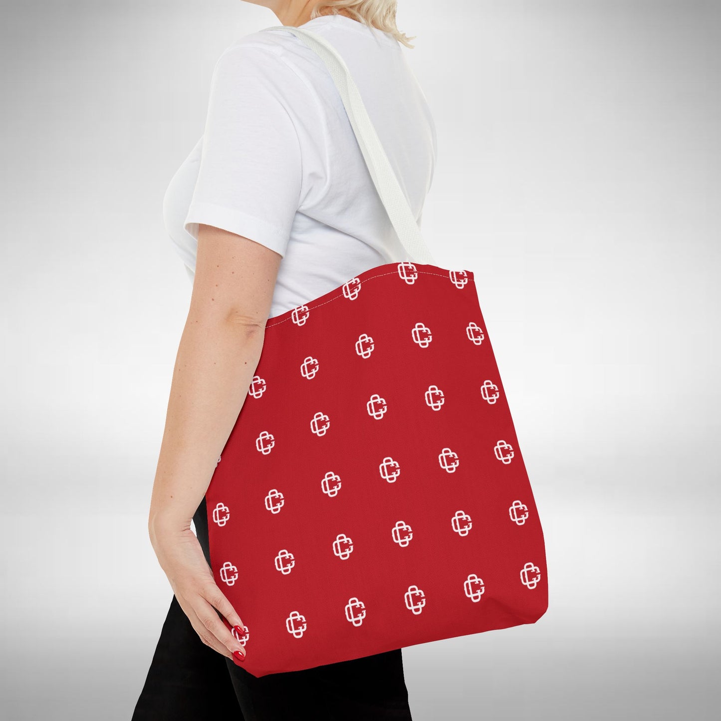 "CC" Red Tote Bag