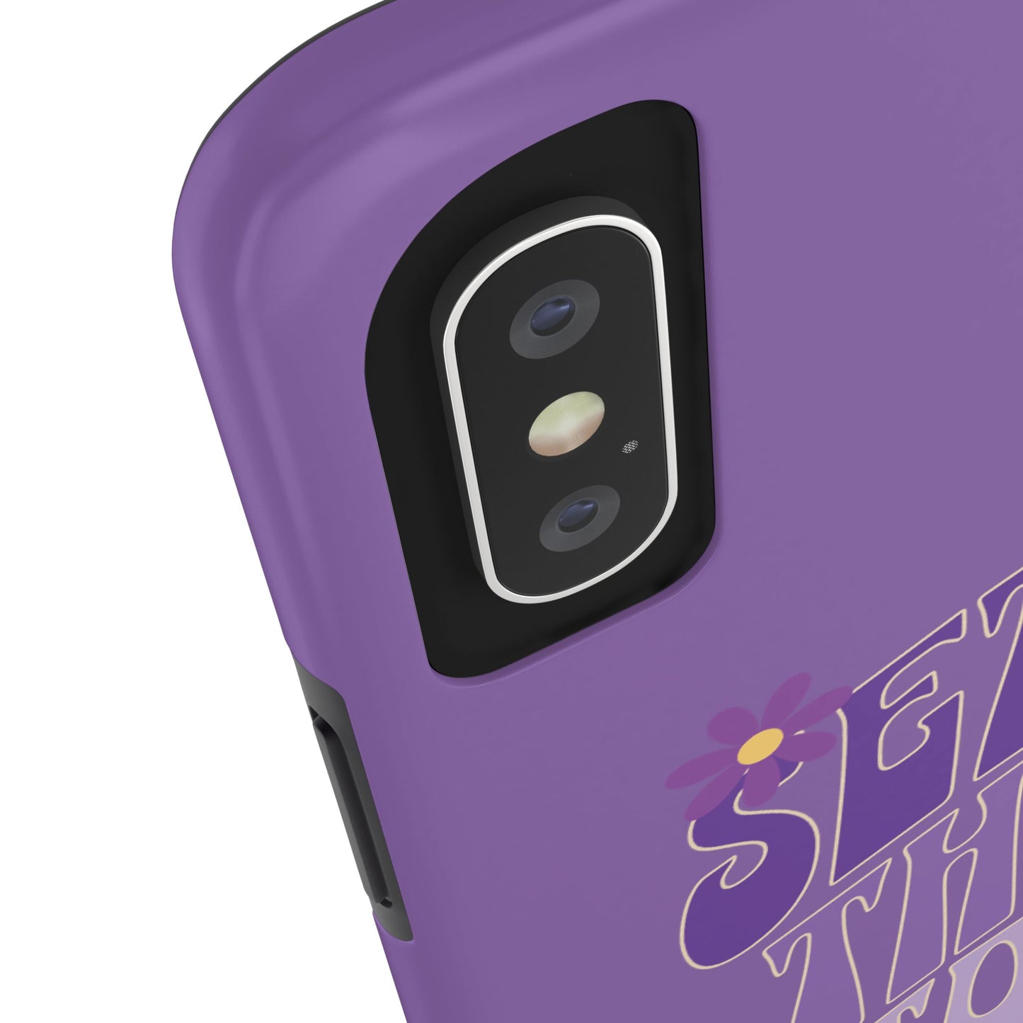 "SET THE TONE" Purple Phone Case