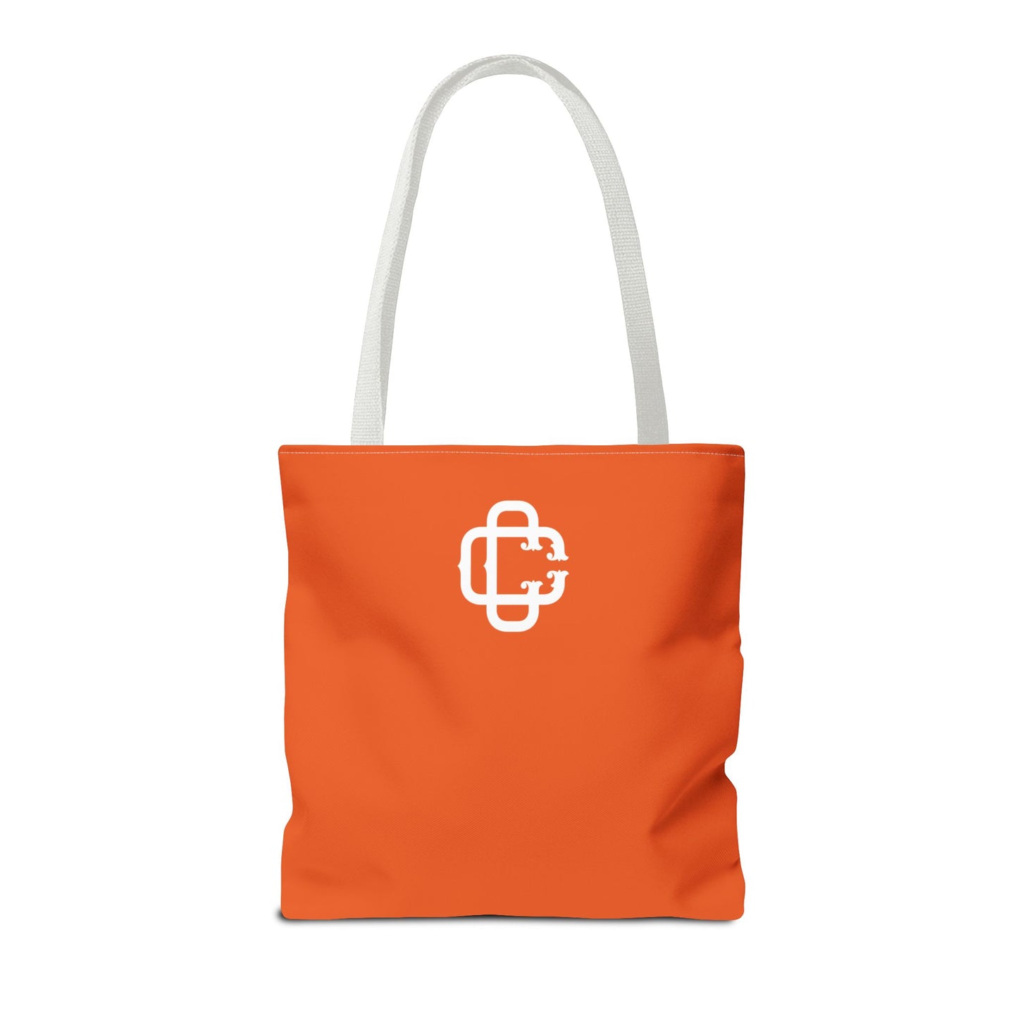 "SET THE TONE" Orange Tote Bag